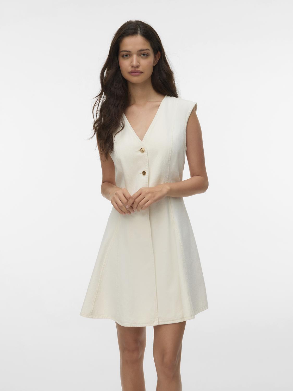 VMMALLE BUTTONED MINI DRESS